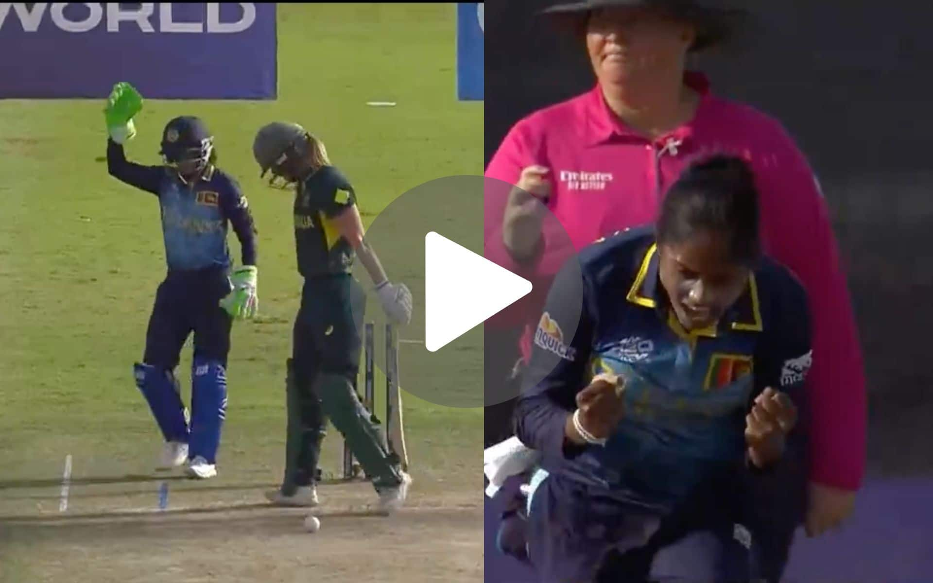 [Watch] Ellyse Perry Hangs Her Head In Shame After Sri Lankan Spinner Rattles Her Stumps